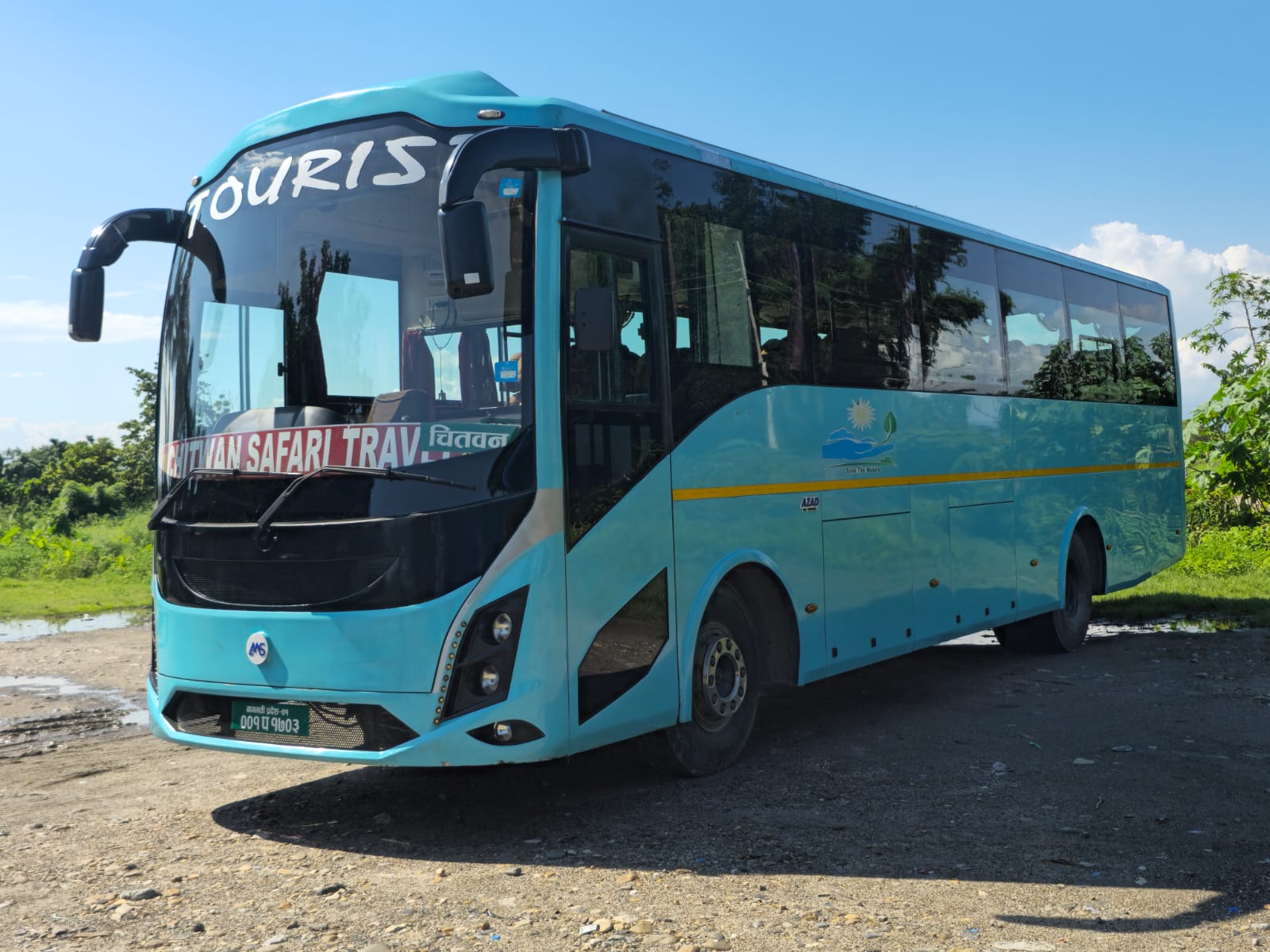 Tourist bus ticket to chitwan